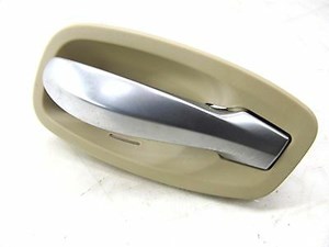 2008-2010 BMW 535i E60 OEM LEFT REAR INTERIOR DOOR HANDLE TAN AND CHROME 