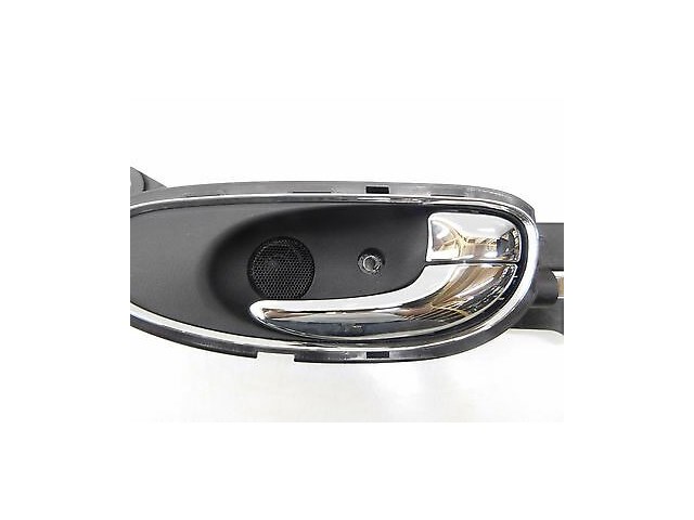 2004-2007 JAGUAR XJ8 X350 OEM RIGHT REAR SIDE INTERIOR DOOR HANDLE W/ TWEETER