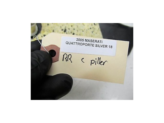 2004-2008 MASERATI QUATTROPORTE M139 OEM RIGHT REAR C-PILLAR TRIM COVER LEATHER
