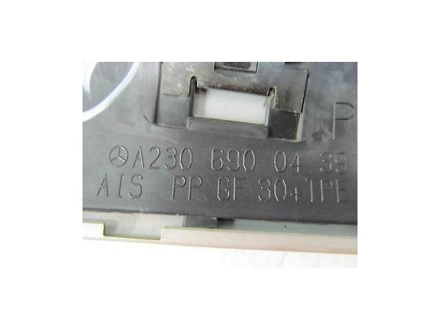 2003-2006 MERCEDES BENZ SL500R R230 OEM RIGHT FRONT EXTERIOR A-PILLAR TRIM COVER