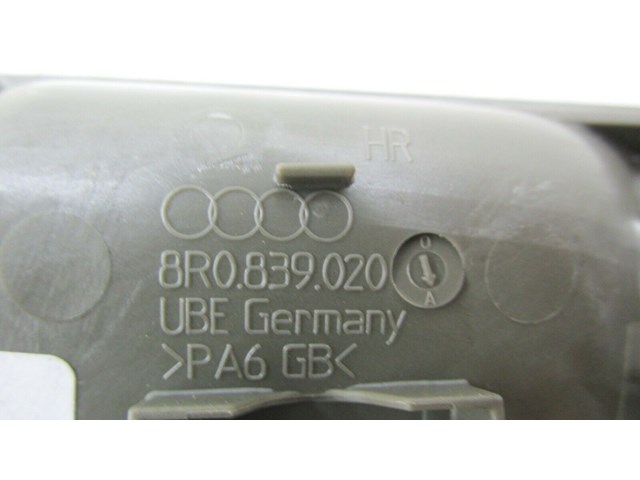 2009-2012 AUDI Q5 8R OEM RIGHT REAR PASSENGER INTERIOR DOOR HANDLE     