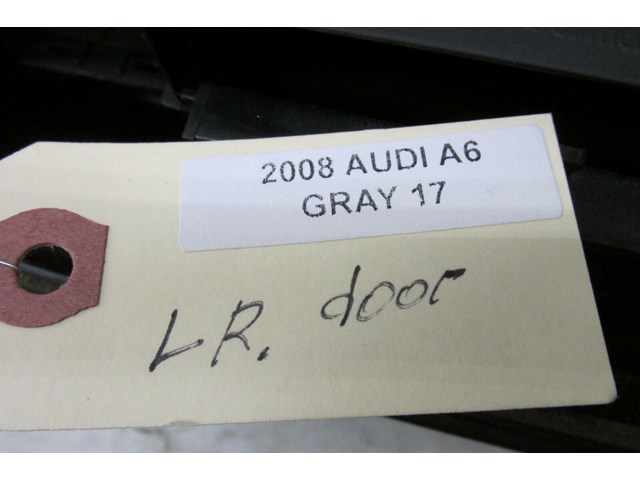 2005-2008 AUDI A6 C6 OEM LEFT REAR DOOR PANEL GRAB HANDLE WINDOW SWITCH TRIM