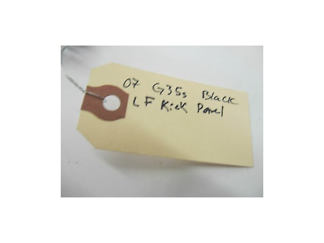 2007-2008 INFINITI G35S SEDAN OEM  LEFT FRONT FUSE BOX KICK PANEL 66901 JK65A