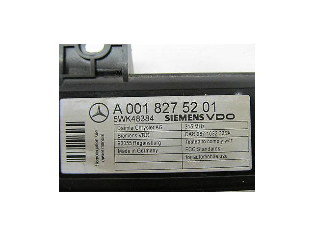 2004-2006 MERCEDES BENZ SL600 R230 OEM R/SIDE TELESCOPIC ANTENNA CONTROL MODULE