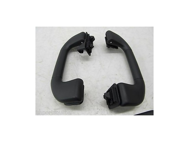 2010-2013 MERCEDES E350 W212 OEM BLACK ROOF GRAB HANDLES SET OF 4 