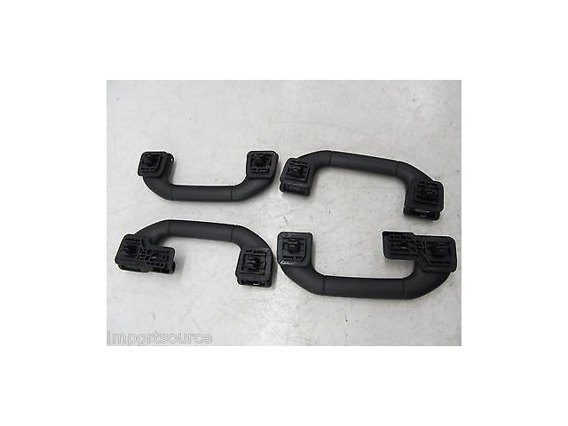 2010-2013 MERCEDES E350 W212 OEM BLACK ROOF GRAB HANDLES SET OF 4 