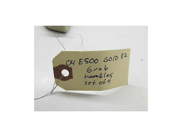 2003-2006 MERCEDES BENZ E500 W211 OEM GRAB HANDLE SET OF 4 ROOF TAN COLOR