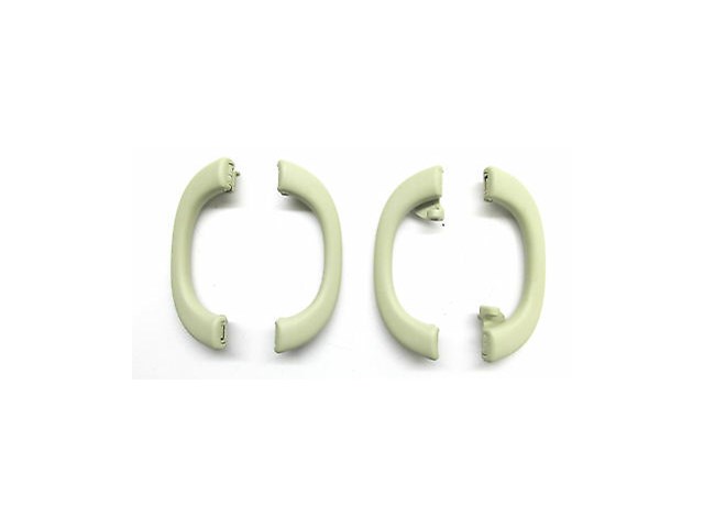 2003-2006 MERCEDES BENZ E500 W211 OEM GRAB HANDLE SET OF 4 ROOF TAN COLOR