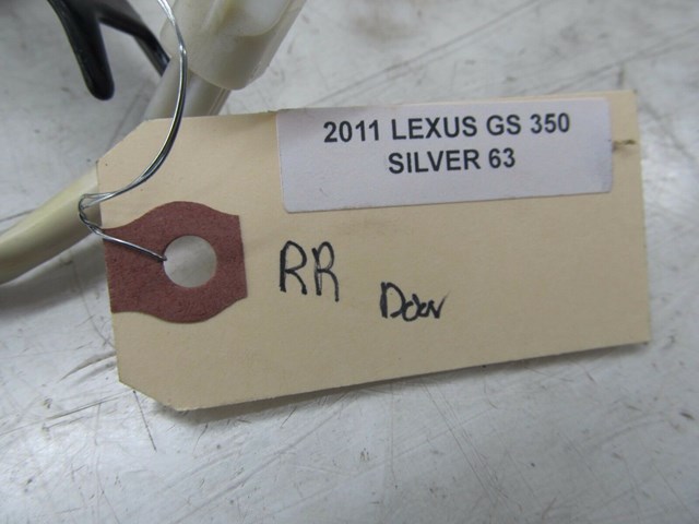  2007-2011 LEXUS GS350 OEM RIGHT REAR PASS SIDE EXTERIOR DOOR HANDLE SILVER  