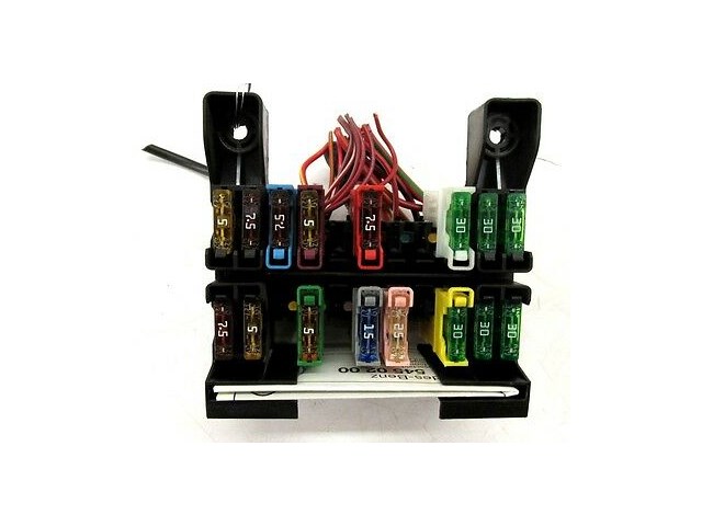 2006-2009 MERCEDES CLS500 W219 OEM LEFT FRONT INBOARD FUSE BOX W/ GUIDEBOOK