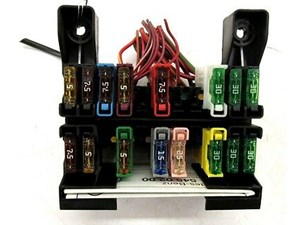 2006-2009 MERCEDES CLS500 W219 OEM LEFT FRONT INBOARD FUSE BOX W/ GUIDEBOOK