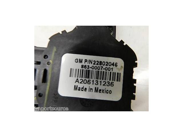 2013-2015 GMC ACADIA OEM ACCELERATION GAS PEDAL W/ SENSOR