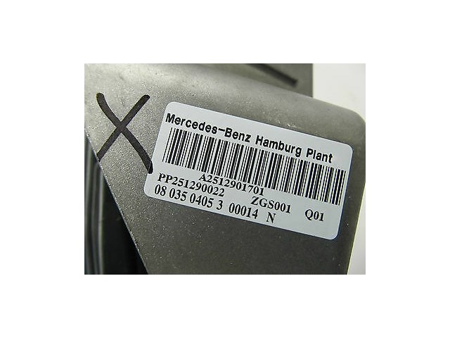 2006-2009 MERCEDES R350 W251 OEM LEFT FRONT BRAKE PEDAL W/ PAD A2512901701