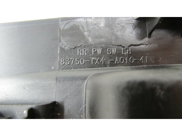 2013-2018 ACURA RDX OEM LEFT REAR DOOR WINDOW SWITCH TRIM 