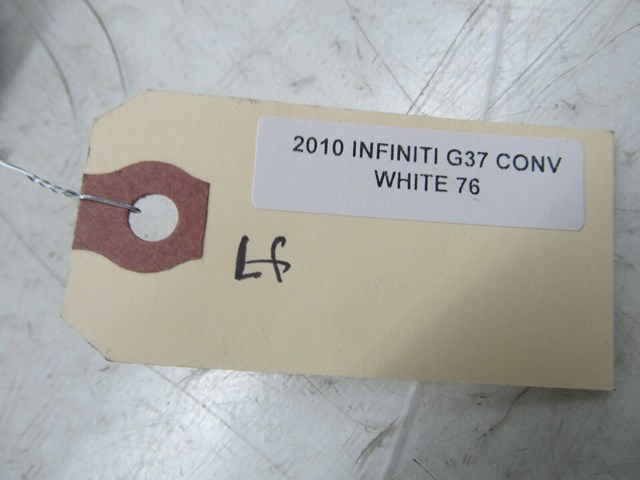 2009-2013 INFINITI G37 CONVERTIBLE OEM LEFT FRONT BRAKE PEDAL 