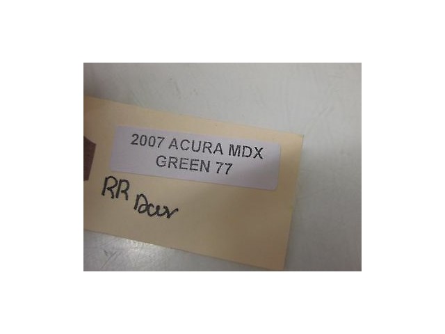 2007-2009 ACURA MDX OEM RIGHT REAR PASSENGER SIDE DOOR WEATHER SEAL TRIM 
