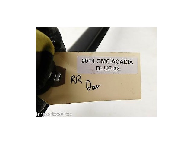 2013-2015 GMC ACADIA OEM RIGHT REAR PASSENGER DOOR WINDOW WEATHER SEAL TRIM