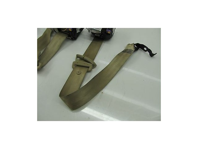  2004-2006 AUDI A8 L QUATTRO D3 OEM REAR SEAT BELT SET COMPLETE BEIGE COLOR