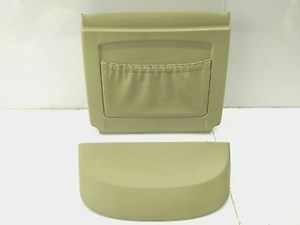 2006-2007 BMW 530I E60 OEM LEFT FRONT UPPER REAR SEAT COVER PANEL POCKET TRIM