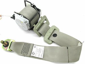 2003-2004 INFINITI G35 SEDAN OEM LEFT SIDE REAR SEAT BELT ASSEMBLY TAN COLOR