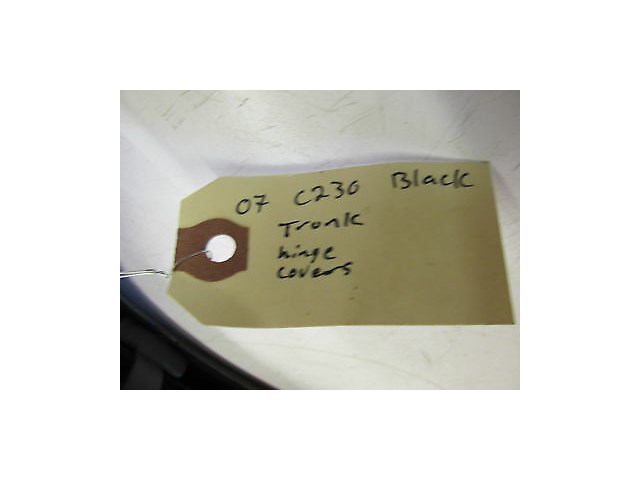 2005-2007 MERCEDES BENZ C230 W203 OEM TRUNK SUPPORT HINGE COVERS PAIR OF 2