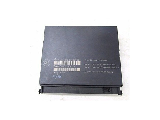 2007-2009 MERCEDES S600 W221 OEM REAR SEAT CONTROL MODULE A2218702086