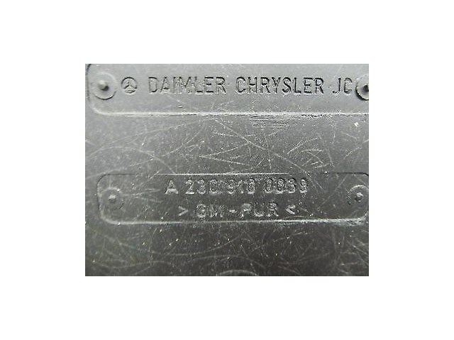 2003-2006 MERCEDES BENZ SL500R R230 OEM RIGHT FRONT REAR SEAT BACK COVER PANEL