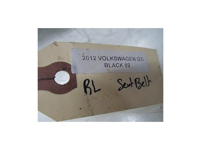 2008-2013 VOLKSWAGEN GTI MK6 OEM LEFT REAR SEAT BELT ASSEMBLY 