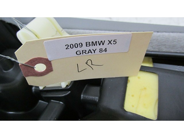  2007-2010 BMW X5 E70 OEM LEFT REAR SEAT SIDE BOLSTER NEVADA LEATHER GRAY 