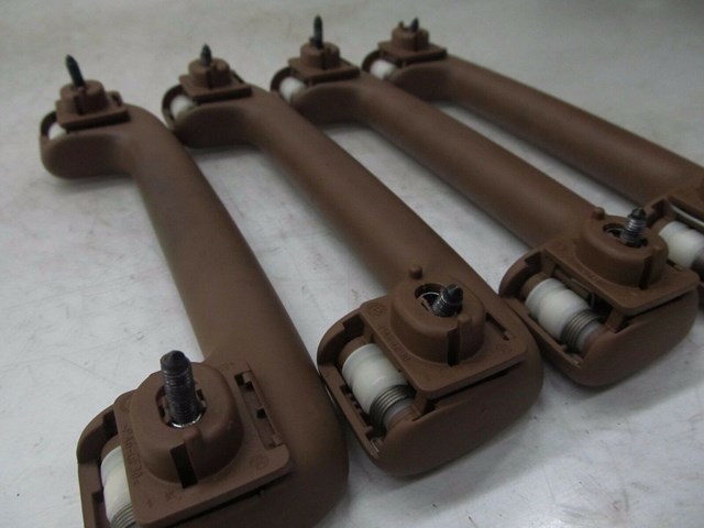 2004-2008 AUDI A8L W12 OEM INTERIOR ROOF GRAB HANDLE SET (4)