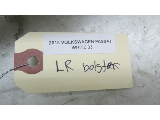 2012-2015 VOLKSWAGEN PASSAT OEM LEFT REAR SEAT BOLSTER TRIM COVER BEIGE 