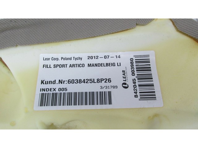 2012-2015 MERCEDES C250 COUPE W204 OEM LEFT REAR SEAT BOLSTER CUSHION