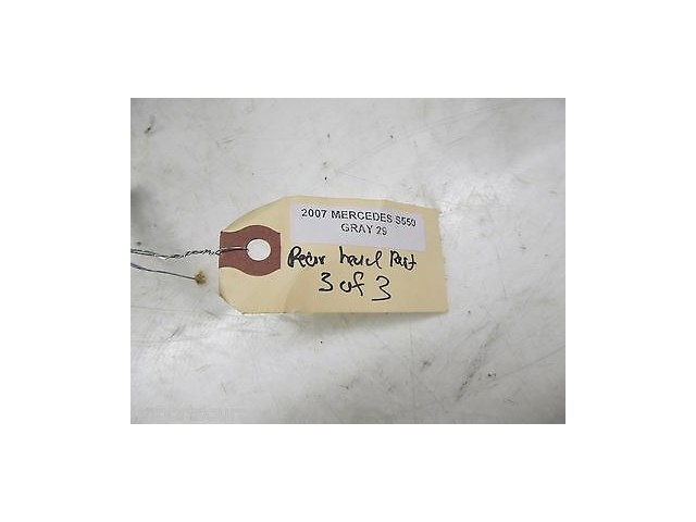 2007-2009 MERCEDES S550 W221 OEM REAR SEAT HEADREST SET OF 3 BROWN 