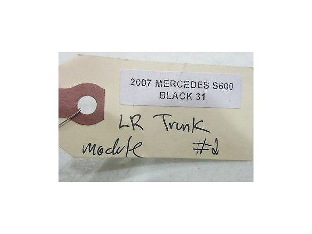 2007-2009 MERCEDES S600 W221 OEM LEFT REAR SEAT CONTOUR CONTROL UNIT #2