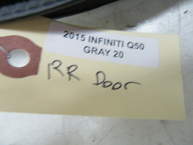 2014-2018 INFINITI Q50 OEM RIGHT REAR DOOR ON BODY WEATHER STRIP