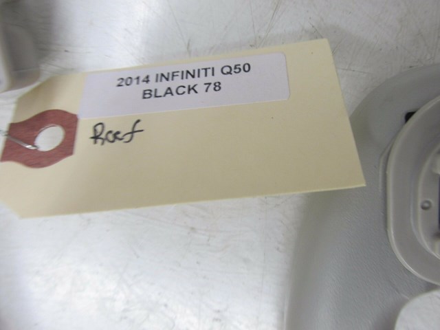 2014-2016 INFINITI Q50 OEM ROOF GRAB HANDLES SET OF 4 GRAY