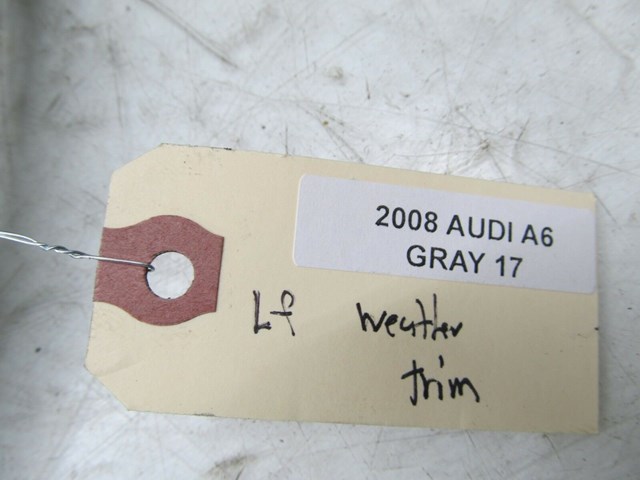 2005-2008 AUDI A6 C6 OEM LEFT FRONT DOOR WEATHER STRIP SEAL 