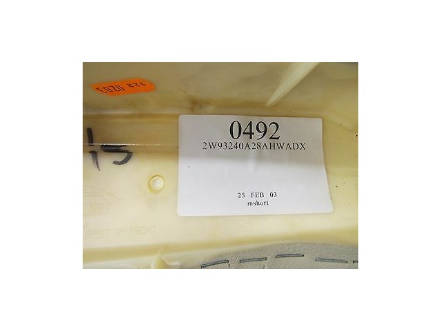 2004-2007 JAGUAR XJ8 X350 OEM RIGHT FRONT PASSENGER'S INTERIOR DOOR GRAB HANDLE