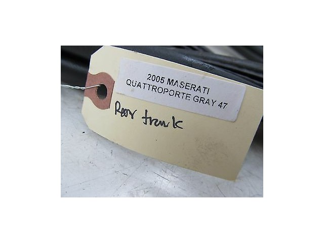 2004-2008 MASERATI QUATTROPORTE M139 OEM REAR TRUNK WEATHER STRIP RUBBER SEAL