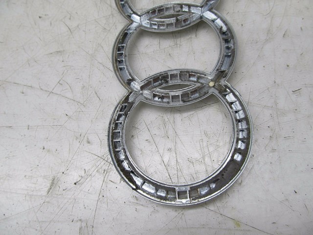 2004-2008 AUDI A8L W12 OEM REAR TRUNK AUDI CHROME BADGE EMBLEM 