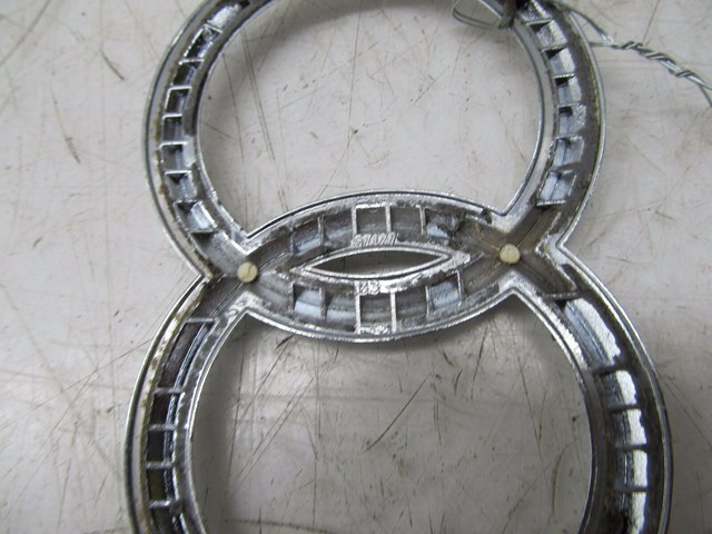 2004-2008 AUDI A8L W12 OEM REAR TRUNK AUDI CHROME BADGE EMBLEM 