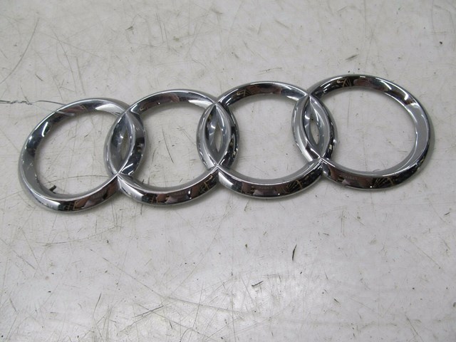 2004-2008 AUDI A8L W12 OEM REAR TRUNK AUDI CHROME BADGE EMBLEM 