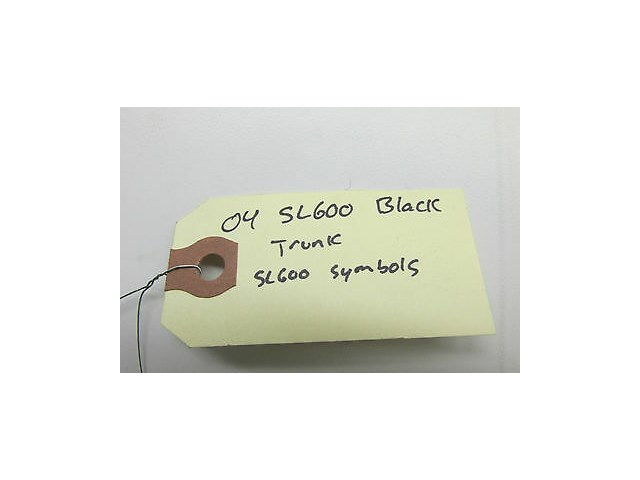 2004-2006 MERCEDES BENZ SL600 R230 OEM TRUNK LID SL600 CHROME EMBLEM