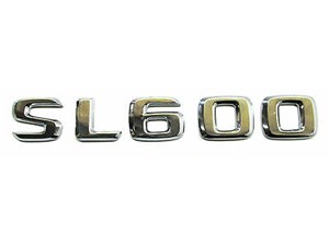 2004-2006 MERCEDES BENZ SL600 R230 OEM TRUNK LID SL600 CHROME EMBLEM