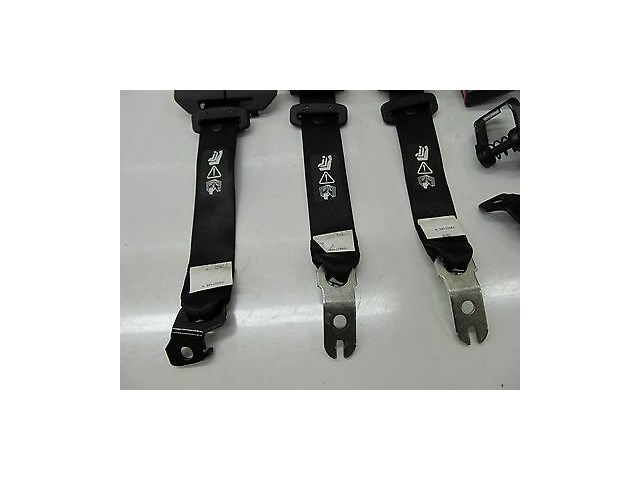 2008-2010 BMW 535 528 E60 OEM REAR SEAT BELT/ SEAT BELT BUCKLE SET BLACK COLOR