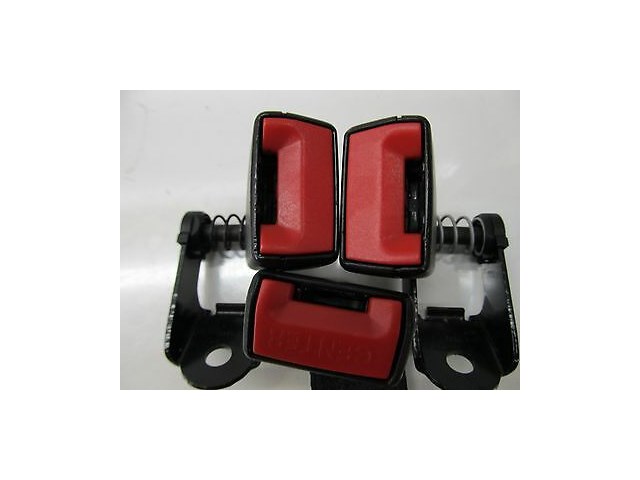 2008-2010 BMW 535 528 E60 OEM REAR SEAT BELT/ SEAT BELT BUCKLE SET BLACK COLOR