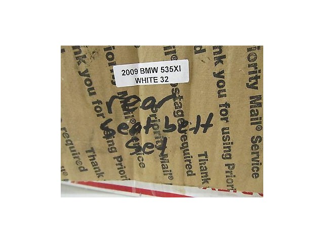 2008-2010 BMW 535 528 E60 OEM REAR SEAT BELT/ SEAT BELT BUCKLE SET BLACK COLOR