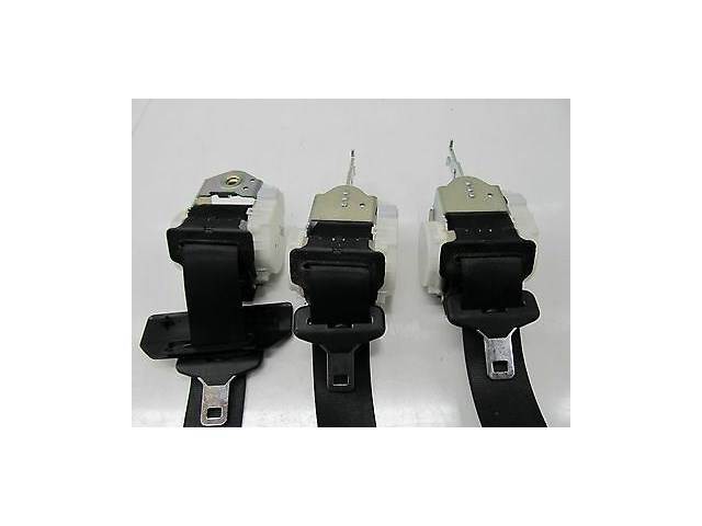 2008-2010 BMW 535 528 E60 OEM REAR SEAT BELT/ SEAT BELT BUCKLE SET BLACK COLOR