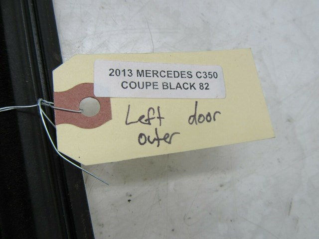 2012-2015 MERCEDES C350 COUPE OEM LEFT DRIVER DOOR GLASS OUTER WEATHER STRIP
