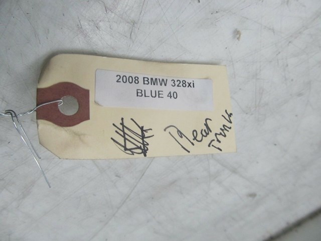 2007-2010 BMW 328xi E90 OEM REAR TRUNK WEATHER STRIP